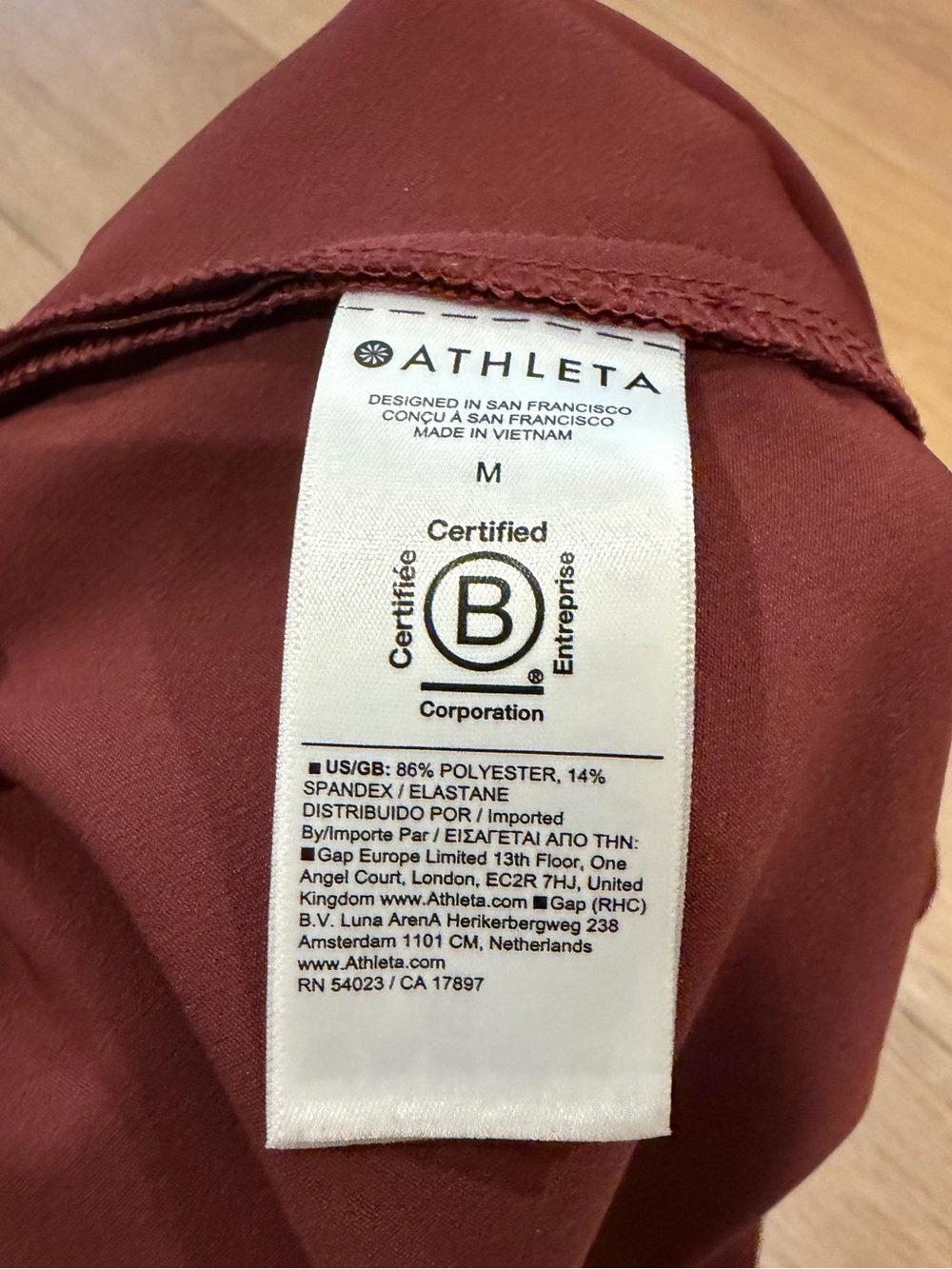 ATHLETA Endeavor High Rise Rust Wide-Leg Women's Pants Size Medium - Picture 8 of 12